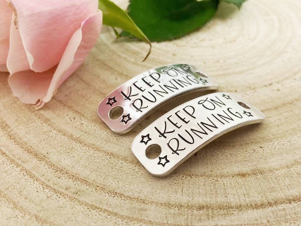 'Keep on running'  Trainer Tags