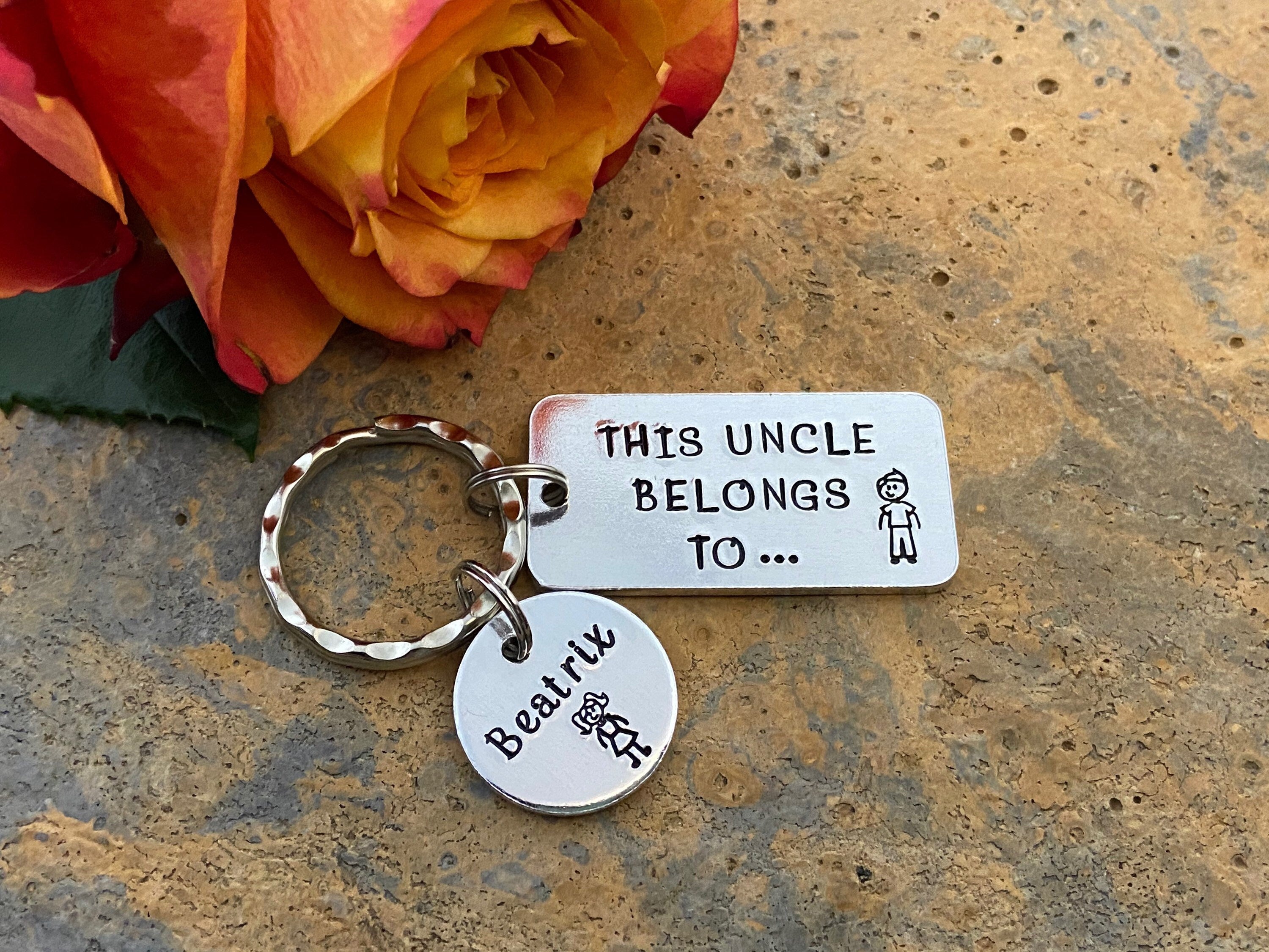 'This Uncle Belongs To' Keyring