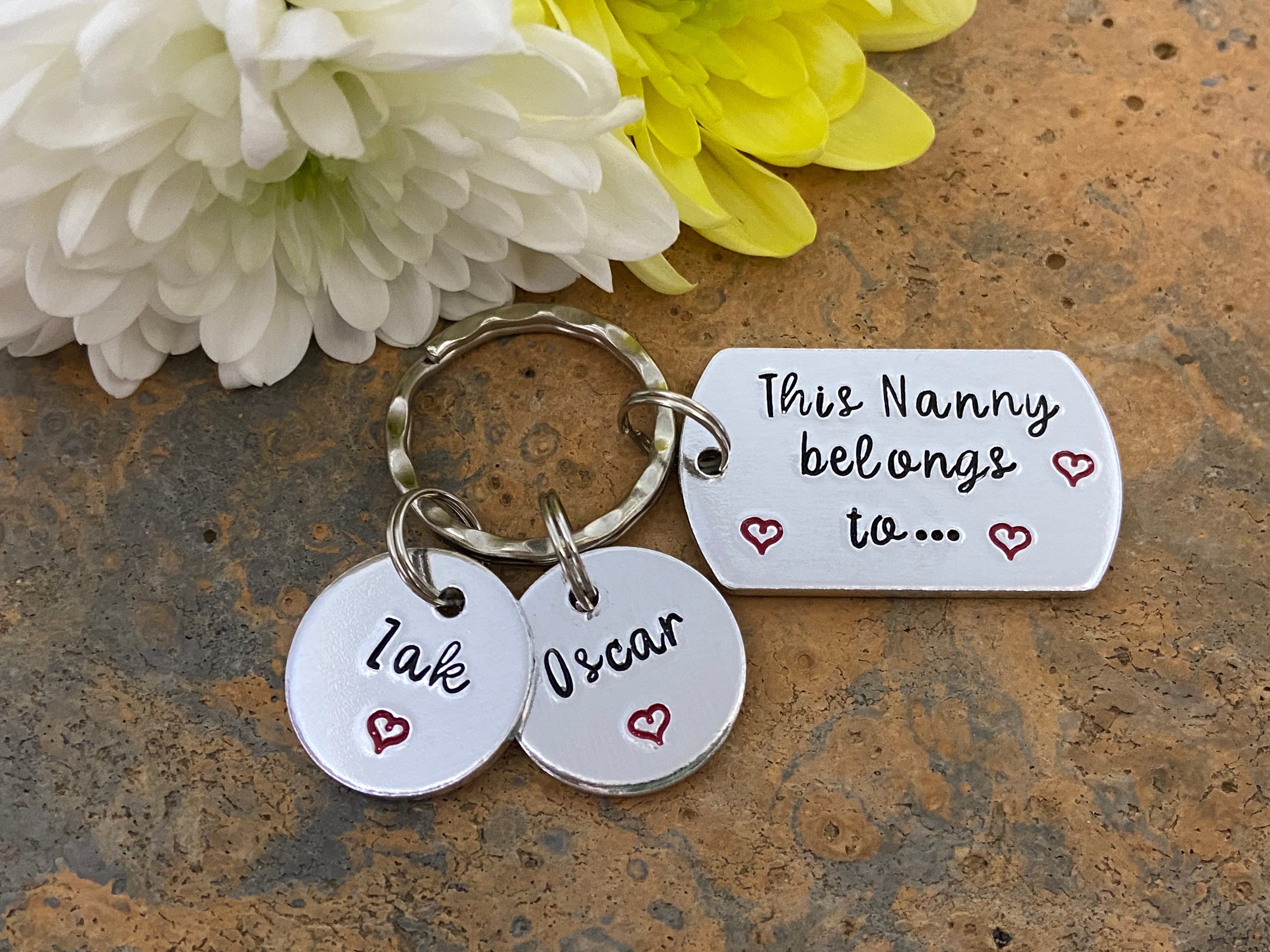 Nanny hot sale keyring personalised