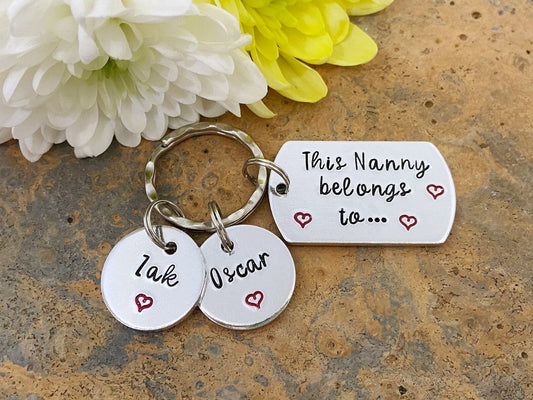 'This Nanny Belongs To' Keyring