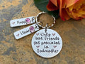 Godmother Keyring with Swarovski Birthstones