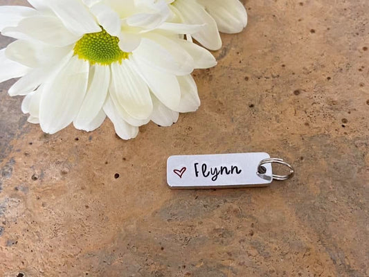 Additional rectangle tag for nanny keyring with beads for previous customers only