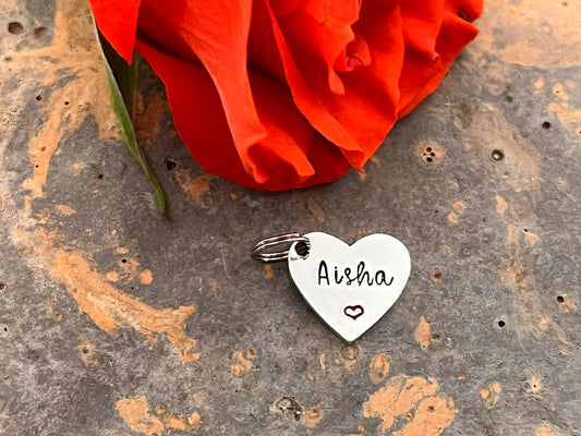 Additional heart tag for auntie mummy keyring for previous customers only