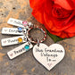 'This Grandma belongs to' Keyring with Swarovski Birthstones