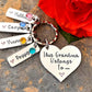 'This Grandma belongs to' Keyring with Swarovski Birthstones