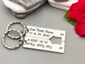 'Our First Home' Keyring Set
