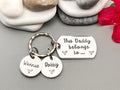 'This Daddy Belongs To' Keyring