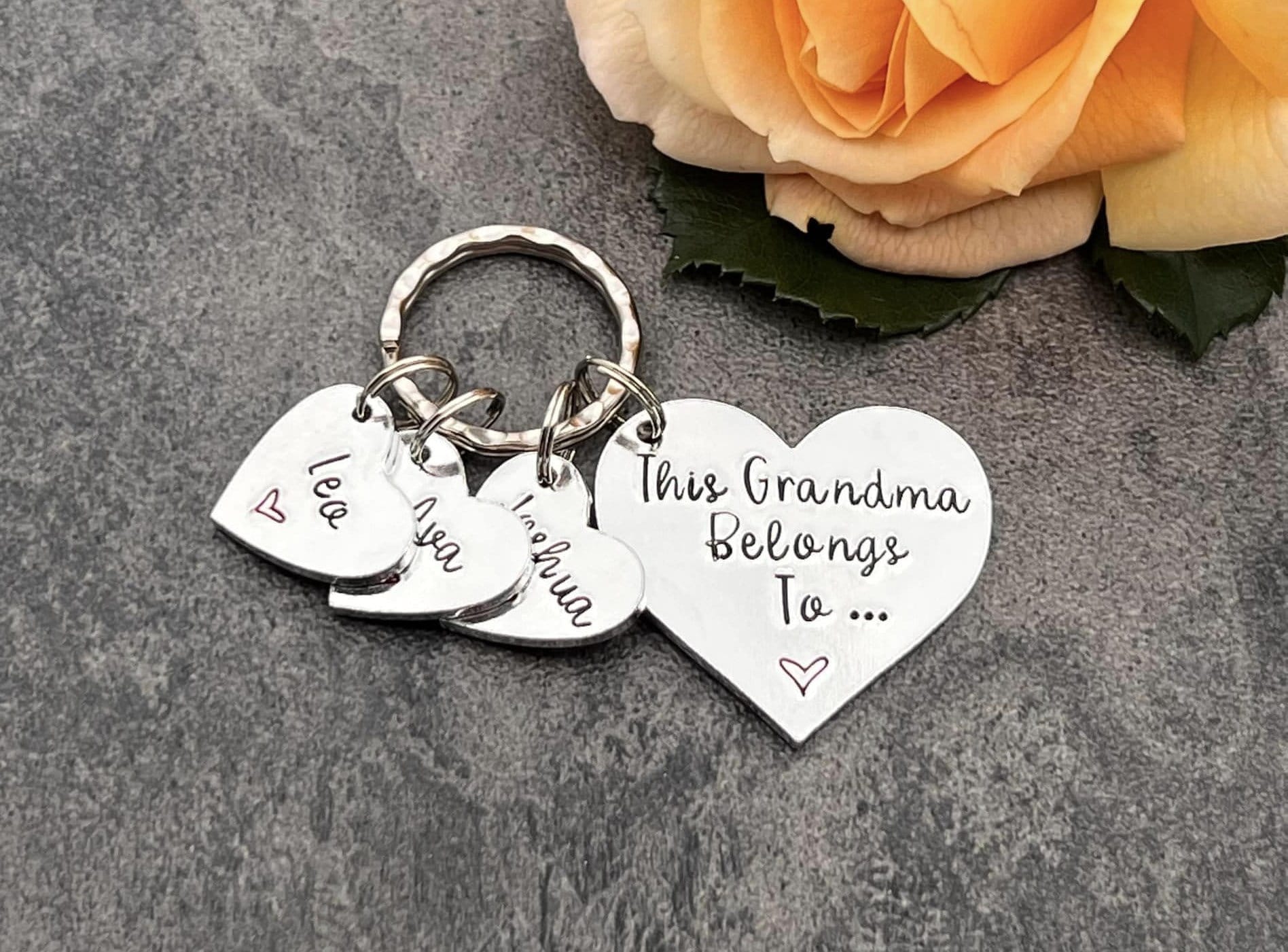 'This Grandma Belongs To' Keyring