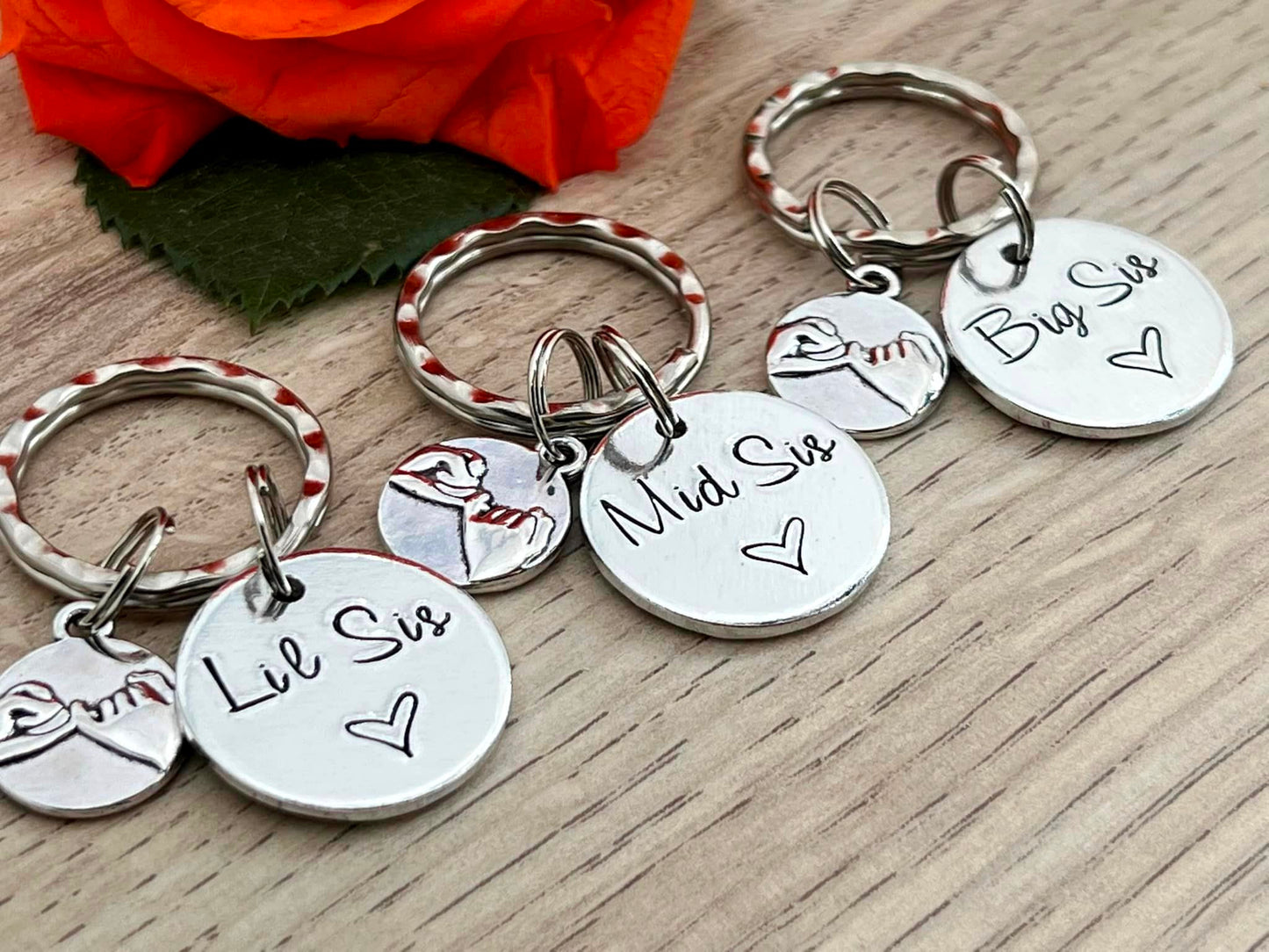 Pinky Promise Sister's Keyring