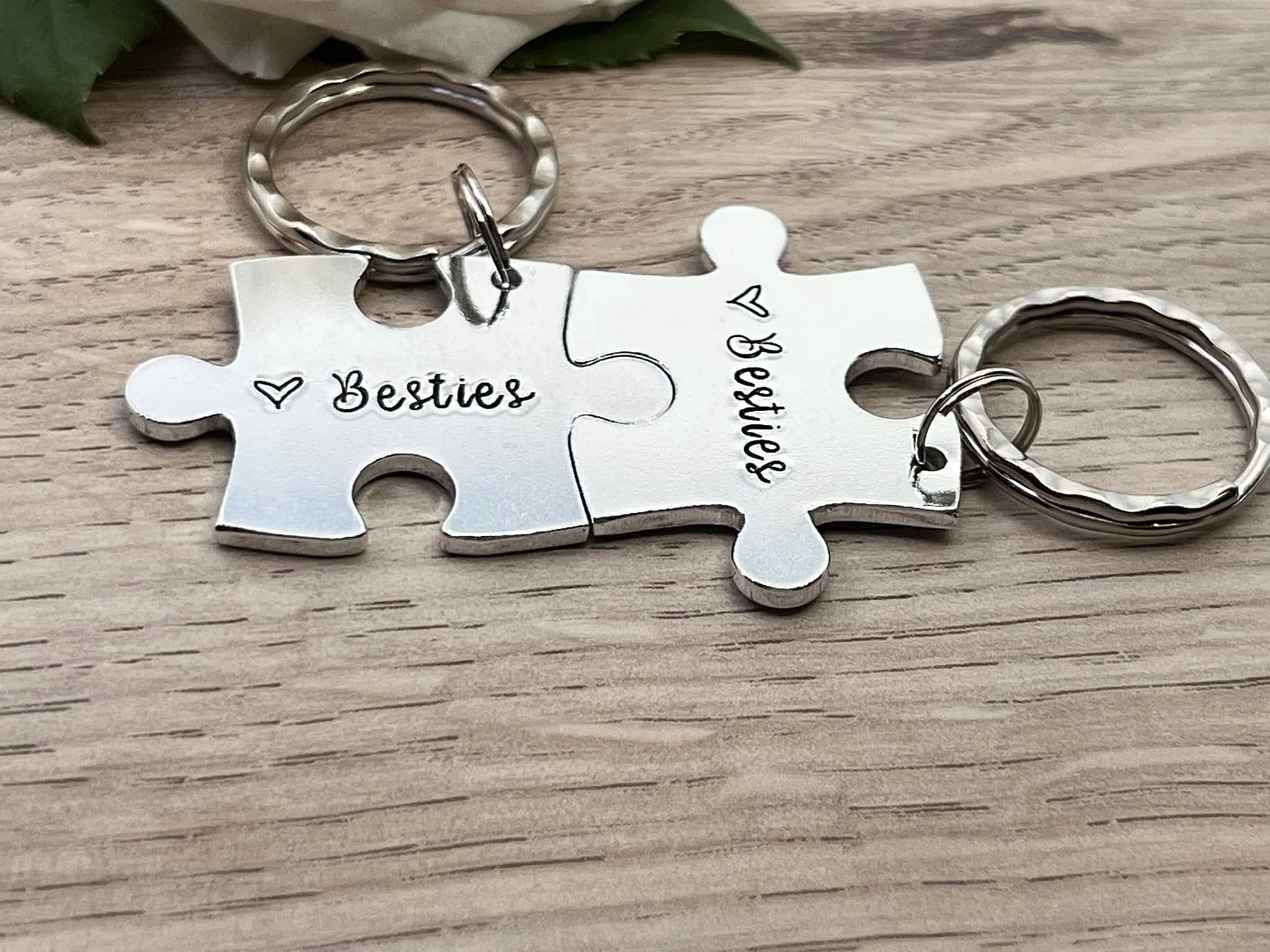 Besties/Best Friends Puzzle Keyrings