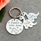 'Daddy's little dinos' Keyring