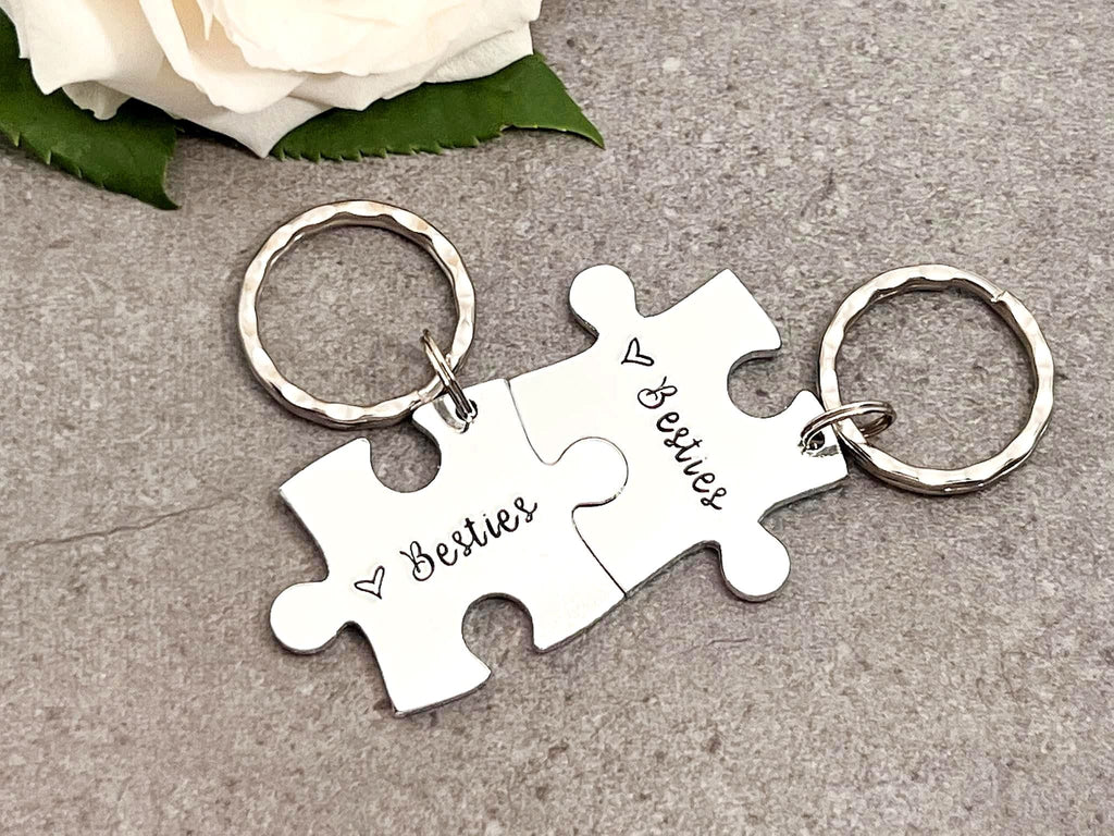 Besties/Best Friends Puzzle Keyrings