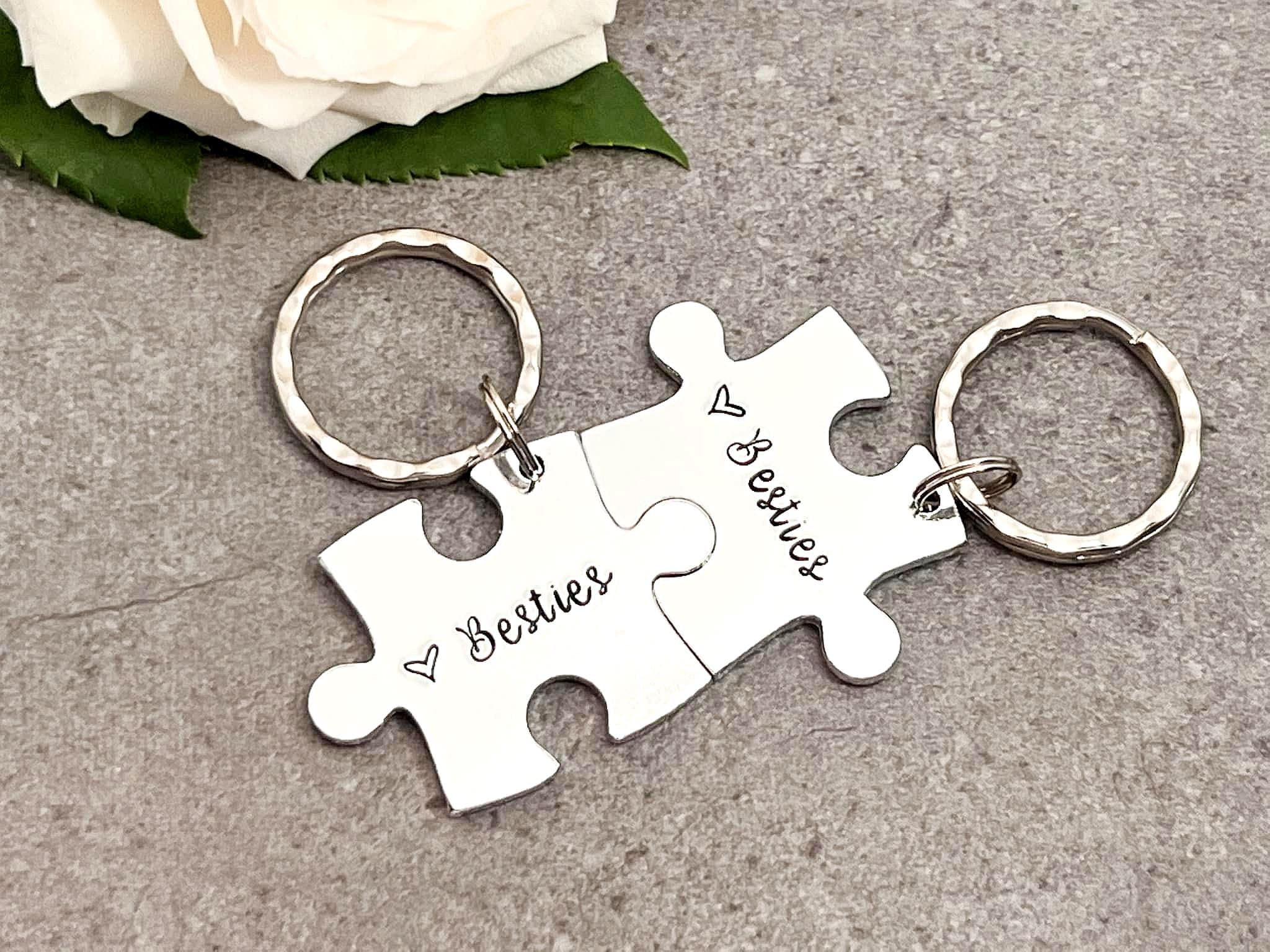 Besties/Best Friends Puzzle Keyrings